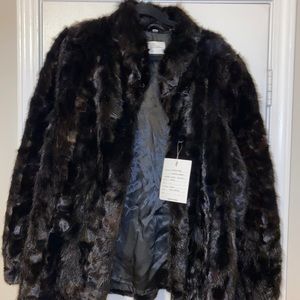 100% Mink Fur Coat